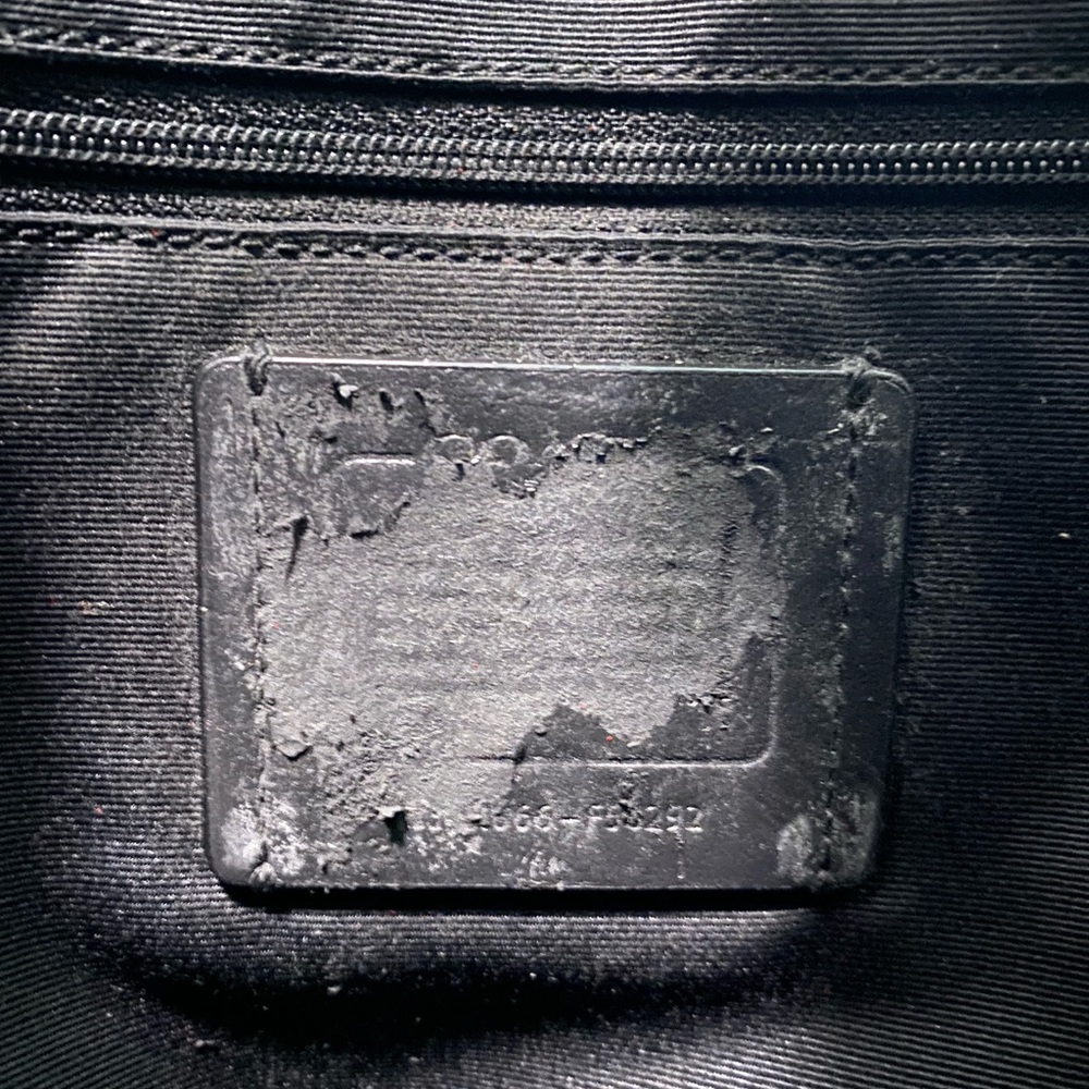 Coach City Zip Tote | Brown & Black Signature Canvas | Leather Trim | GUC - Picture 5 of 13